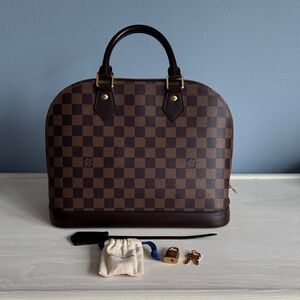 Louis Vuitton Alma PM Brown Damier Ebene Bag